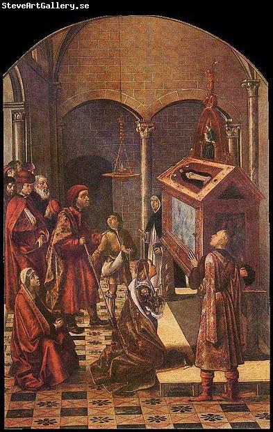 Pedro Berruguete The Tomb of Saint Peter Martyr